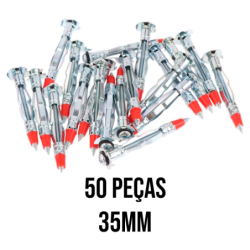 Parafuso de Aço Fixação para Paredes Ocas Phillips 35 mm. Kit 50 peças F-740 Saint Plus