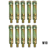 Parafuso de Fixação de Suspensão Paredes Ocas M10 x 70 mm. Kit 10 peças F-675 Saint Plus