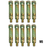 Parafuso de Fixação de Suspensão Paredes Ocas M6 x 50 mm. Kit 10 peças F-673 Saint Plus