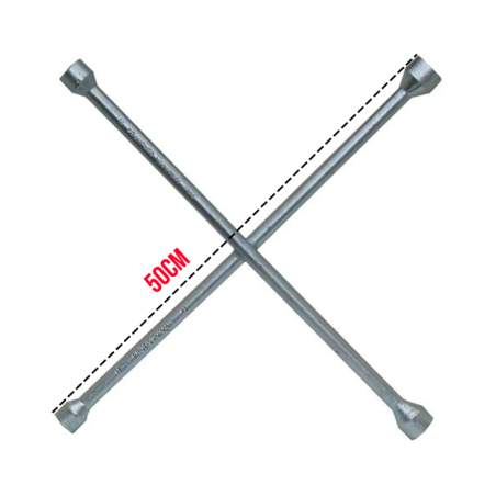 Chave de Roda Grande 4 bocas 17 x 19 x 21 x 23 mm. ID-5407H Idea