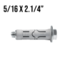 Chumbador CBN Nylon 5/16" x 2.1/4" Unidade Âncora