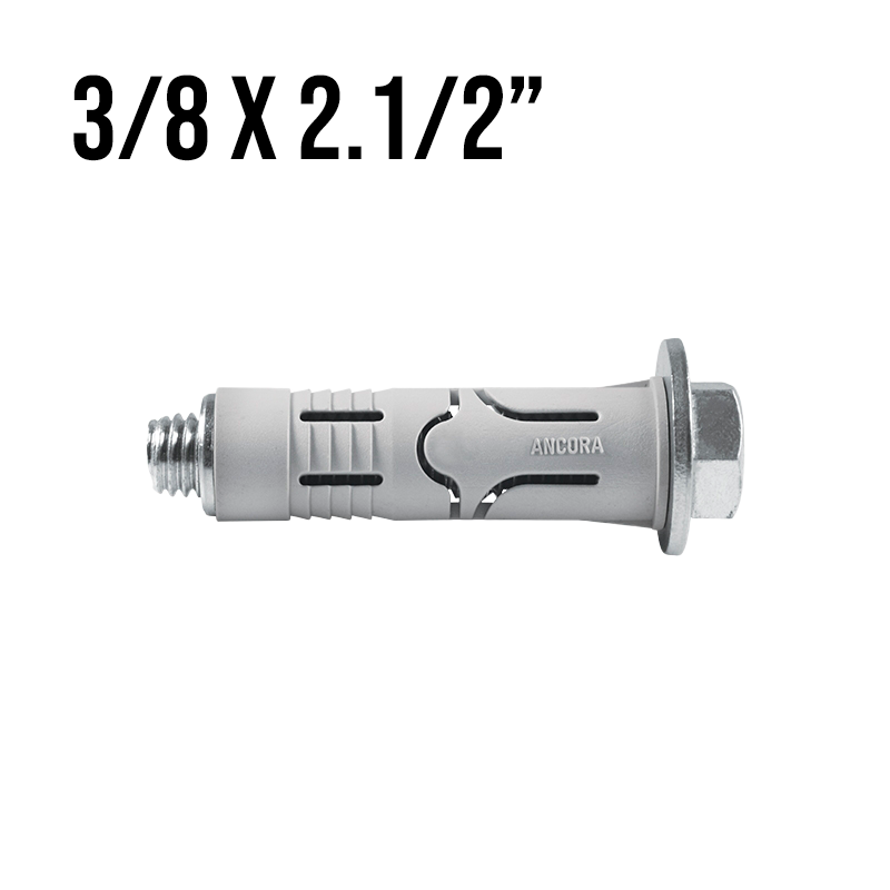 Chumbador CBN Nylon 3/8" x 2.1/2" Unidade Âncora