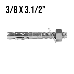 Chumbador PBA 3/8" x 3.1/2" Unidade Âncora