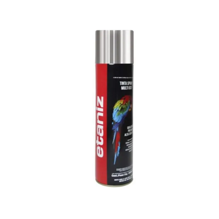 Tinta Spray 400ml. Metálico Cromado Etaniz