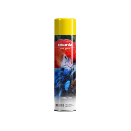 Tinta Spray 400ml. Amarelo Etaniz