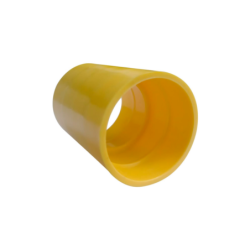 Luva Pressão Corrugado 32 mm. Amarelo pacote 25 pecas Plasbohn