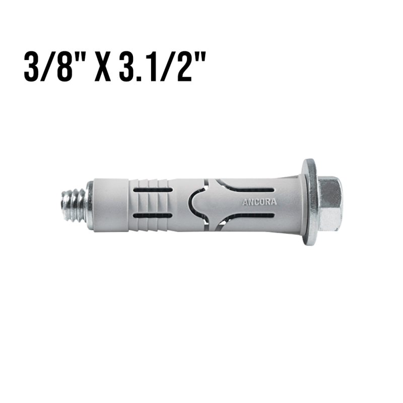Chumbador CBN Nylon 3/8" x 3.1/2" Unidade Âncora