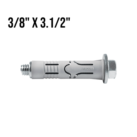 Chumbador CBN Nylon 3/8" x 3.1/2" Unidade Âncora