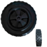 Roda para Carrinho Maciça Borracha 6" - 15 cm. (6 x 1.50) ID0633R Idea
