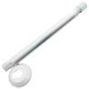 Braco de Chuveiro Alumínio Branco 40 cm. Alumav