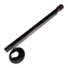 Braco de Chuveiro Alumínio Preto 40 cm. Alumav