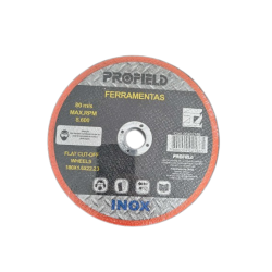 Disco de Corte 7" - 180 mm. Inox  Pacote 10 pçs Profield