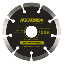 Disco Corte Serra Marmore 4.3/8" - 110 x 7 x 22,23 mm Segmentado Ranger