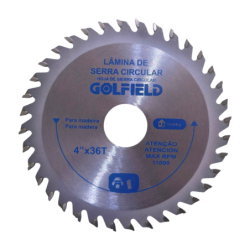 Disco Corte Serra Circular 110 x 22 mm. - 36 dentes Golfield