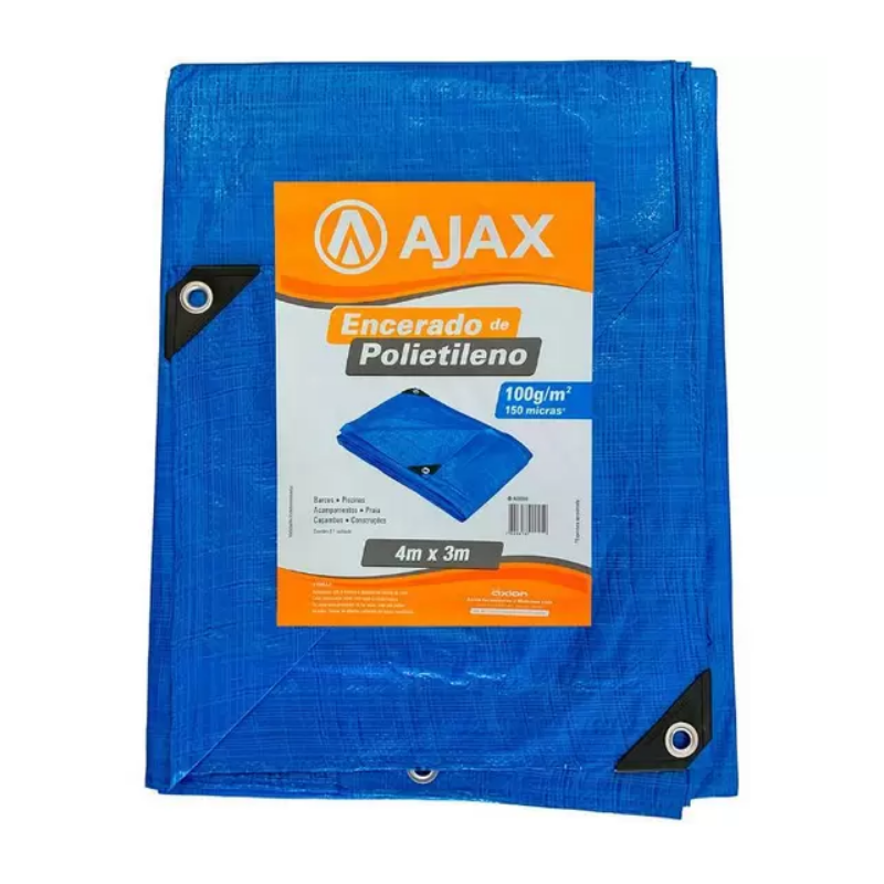 Lona/Encerado 4 x 3 m. Azul Ajax