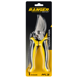 Tesoura de Poda CRV Cabo Emborrachado 8" - 20 cm. RTJ-1000 Ranger