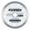 Disco Corte Diamantado Porcelanato Turbo 4.3/8" x 7/8" 22,23 mm RDP-1000 Ranger