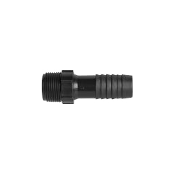 Adaptador Preto Rosca Externa 1/2" pacote 50 pecas Plasbohn