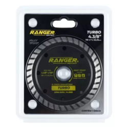 Disco Corte Serra Marmore 4.3/8" - 110 x 7 x 22,23 mm Turbo PRO RDD-1201 Ranger