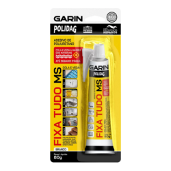 Cola Fixa Tudo MS Polidag Branco 80 g. Garin