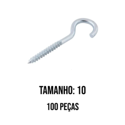 Gancho No. 10 pacote 100 pçs WS