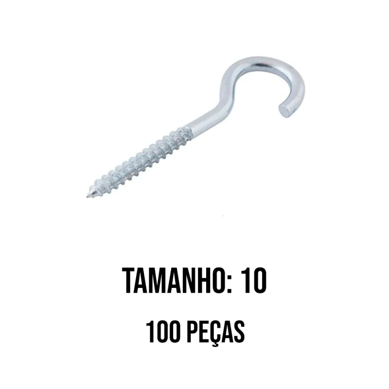 Gancho No. 10 pacote 100 pçs WS