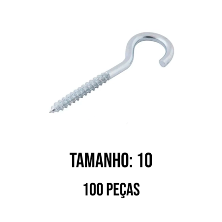 Gancho No. 10 pacote 100 pçs WS