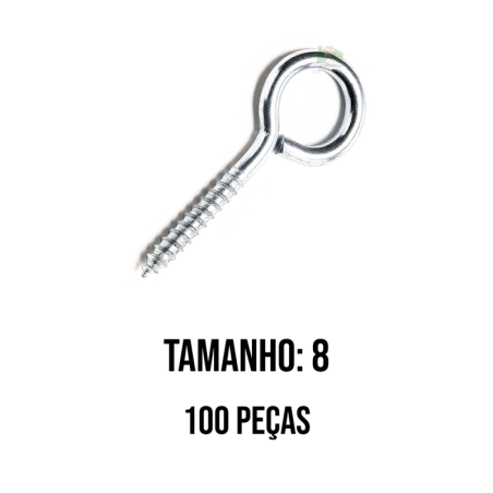 Pitão No. 08 pacote 100 pçs WS