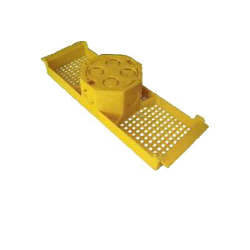 Suporte para Laje 25cm. Amarela Reforçada Pacote 10 pçs Injerest