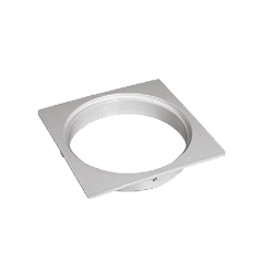 Porta Grelha Quadrada Branca Pacote 12 pçs Injerest