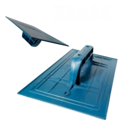 Desempenadeira Plastica Lisa Azul 22x34 Pacote 6 pçs Injerest