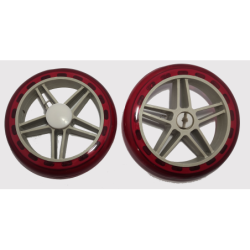 Rodas em PU 14,5 cm. para Carrinho com 2 pçs ID-5373R Idea