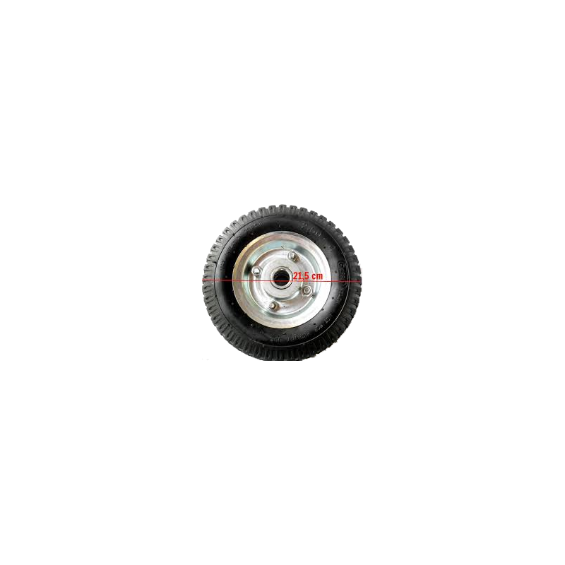 Roda Montada 2.50-4 Mancal Mini Rolamento 3/4" Ajax