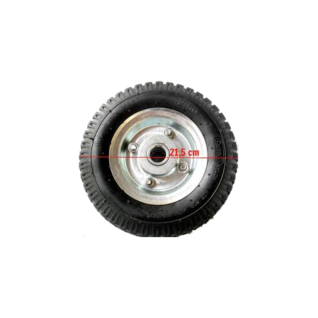 Roda Montada 2.50-4 Mancal Mini Rolamento 3/4" Ajax