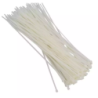 Abracadeira de Nylon Branca 2,5 mm. x 100 mm. - 100 pcs.