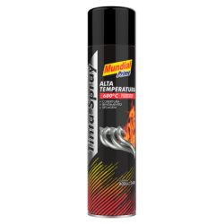 Tinta Spray 400ml. Alta Temp. Preto Fosco Mundial Prime