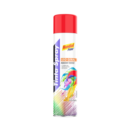 Tinta Spray 400ml. Vermelho Mundial Prime