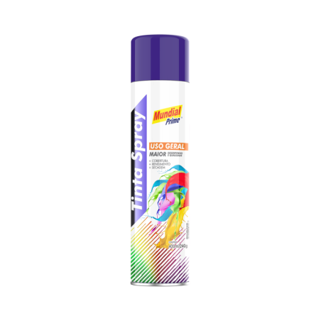 Tinta Spray 400ml. Azul Escuro Mundial Prime