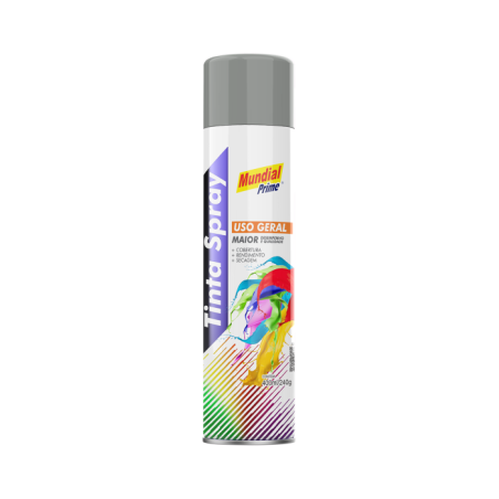 Tinta Spray 400ml. Cinza Medio Mundial Prime