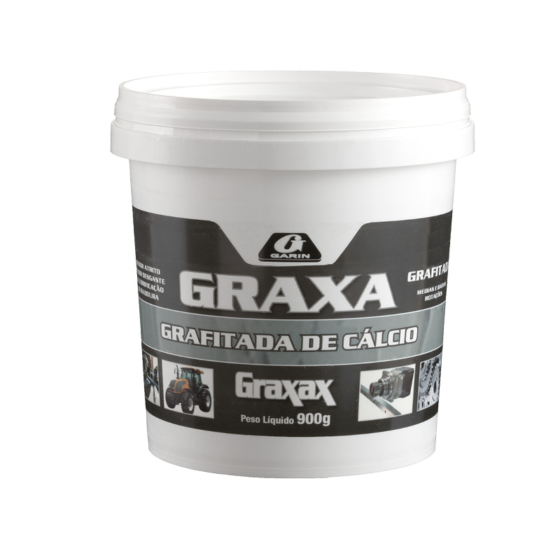 Graxa Grafitada de Cálcio Graxax Pote 900 g. Garin