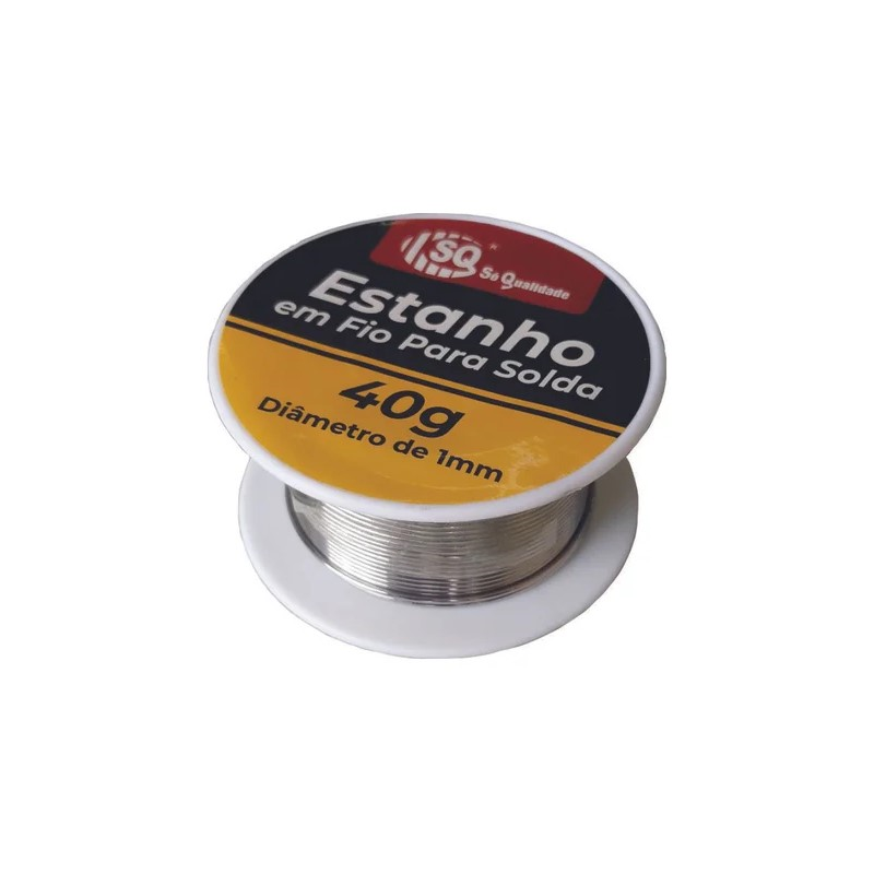 Estanho em Fio para Solda 1 mm. 40 g. SQ-3040