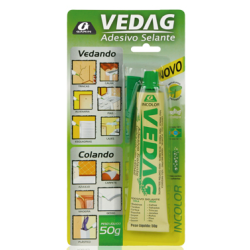 Adesivo Selante Vedag Incolor 50 g. Blister Garin